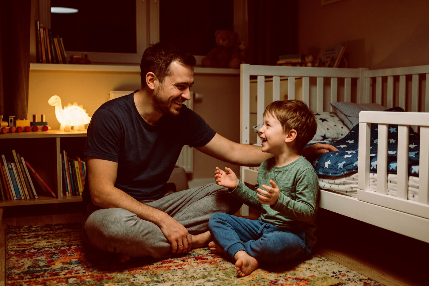 Vakara rituālu piemēri strādājošiem vecākiem kopā ar bērnu